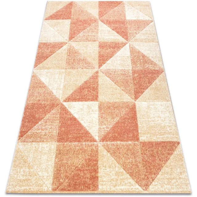 RUGSX Kleden Rugsx Tapijt FEEL 5672/17911 Drieho beige /terracotta 140x190 cm