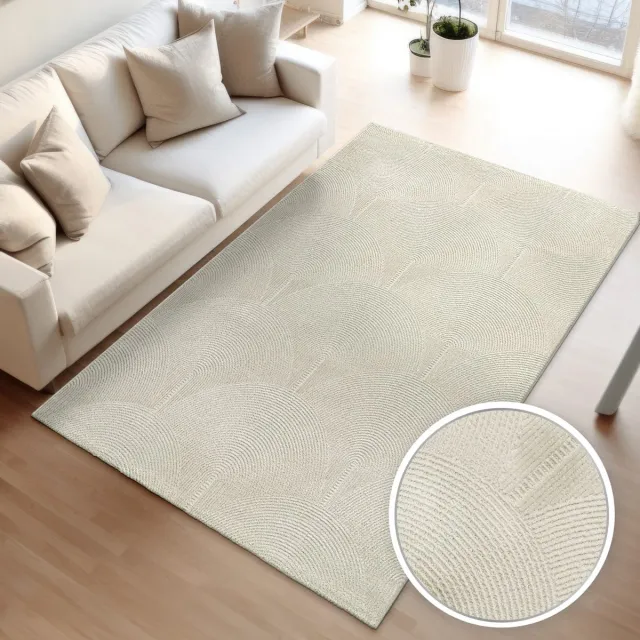 TT Home Woonkamertapijt eetkamer kortpolig boho-design Scandinavische effen kleuren boog 120 x 160 cm Rechthoek 120 x 160 cm Rechthoek grijs