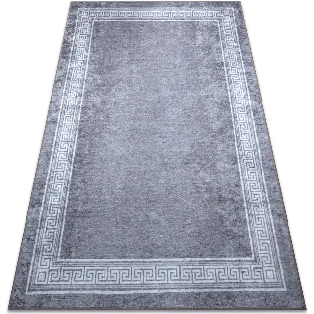 RUGSX Kleden Rugsx MIRO 51317.807 tapijt wasbaar Kader, grieks antisl 200x290 cm Grijs