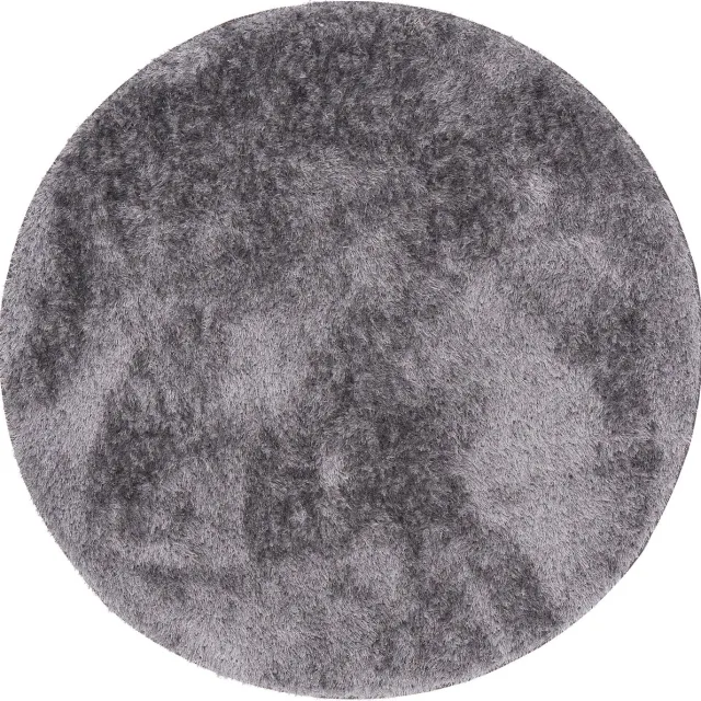 Snapstyle Hoogpolig vloerkleed Feeling Mix Round Zilver