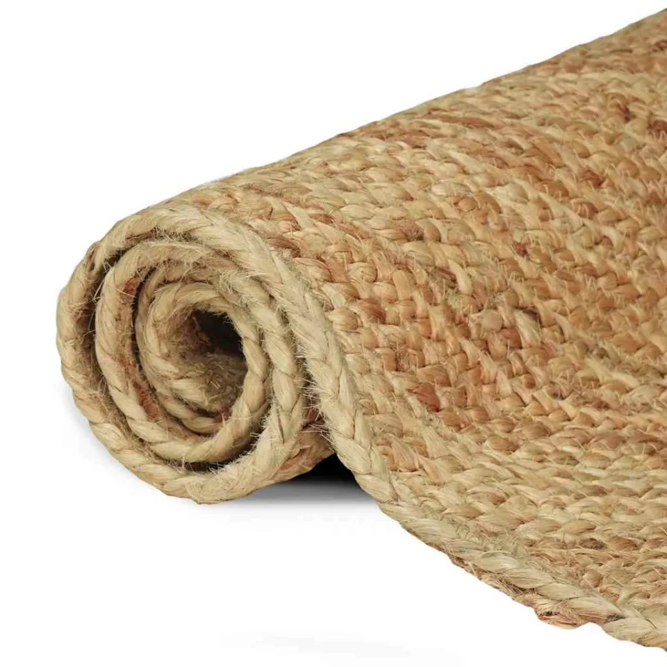 vidaXL Vloerkleden Naturel 80 x 200 cm Jute, foto 2