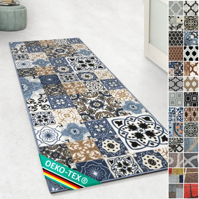 Floordirekt Tapijtloper St. Davids - Met Patroon - Op Maat gemaakte Fijne Lus Tapijtloper Voor Keuken, Hal & Woonkamer Veelkleurig