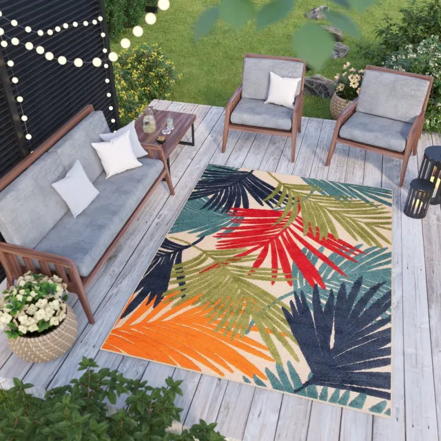Tapiso Patio Tuintapijt Buiten Buitenkleed Outdoor Modern Kleurrijk 3