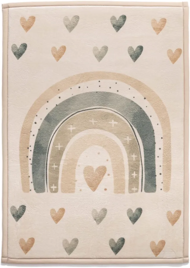 Amiah Speelkleed - Pluffy Heart crème/multi 200x300