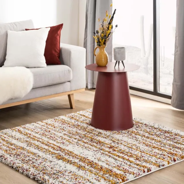 Boho&me Vierkant berber vloerkleed - Artisan Essa wit/multi 140x140