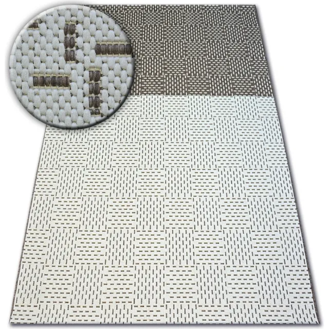 RUGSX Kleden Rugsx Sisal tapijt SISAL FLAT 48722/608 Tweekleurig cr 200x290 cm Beige