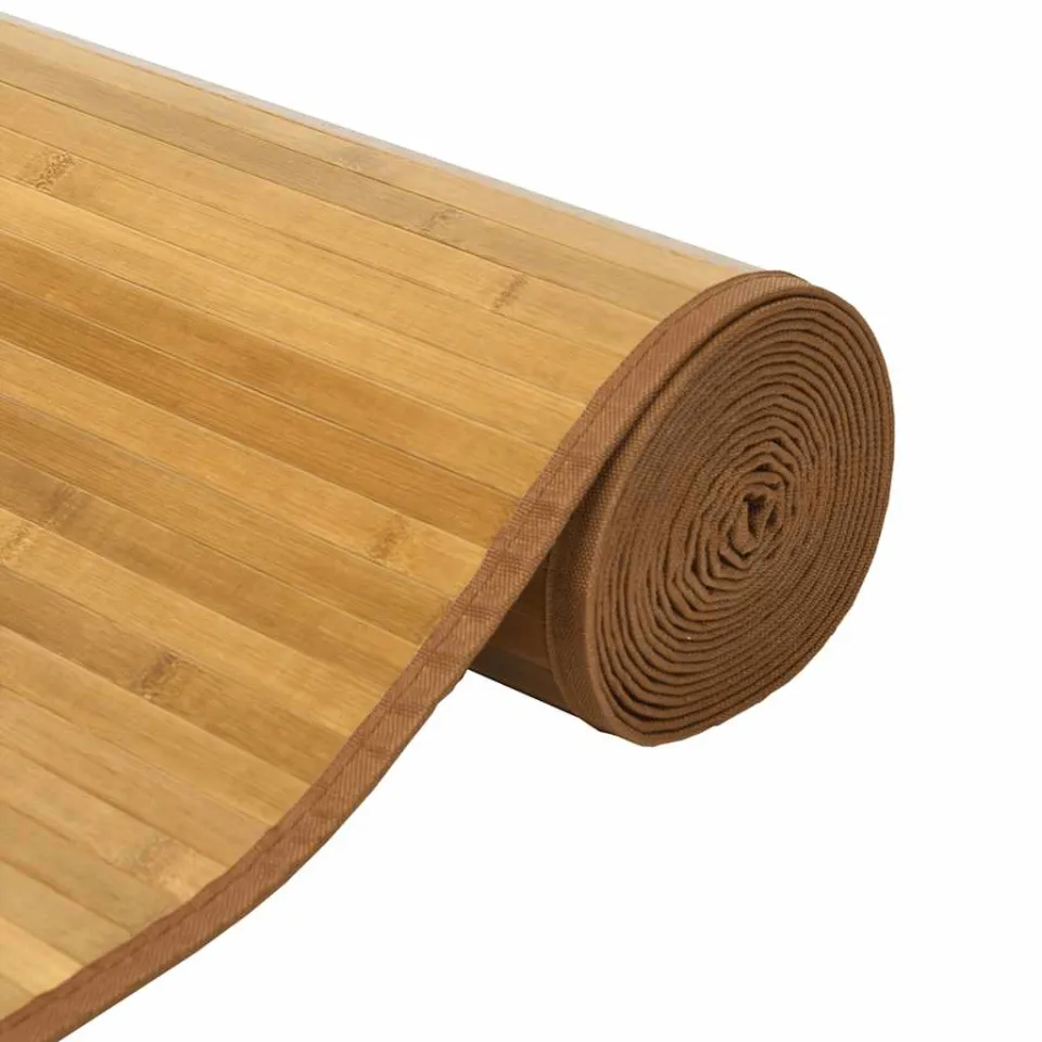 vidaXL Vloerkleed rechthoekig 80x1000 cm bamboe naturel, foto 4