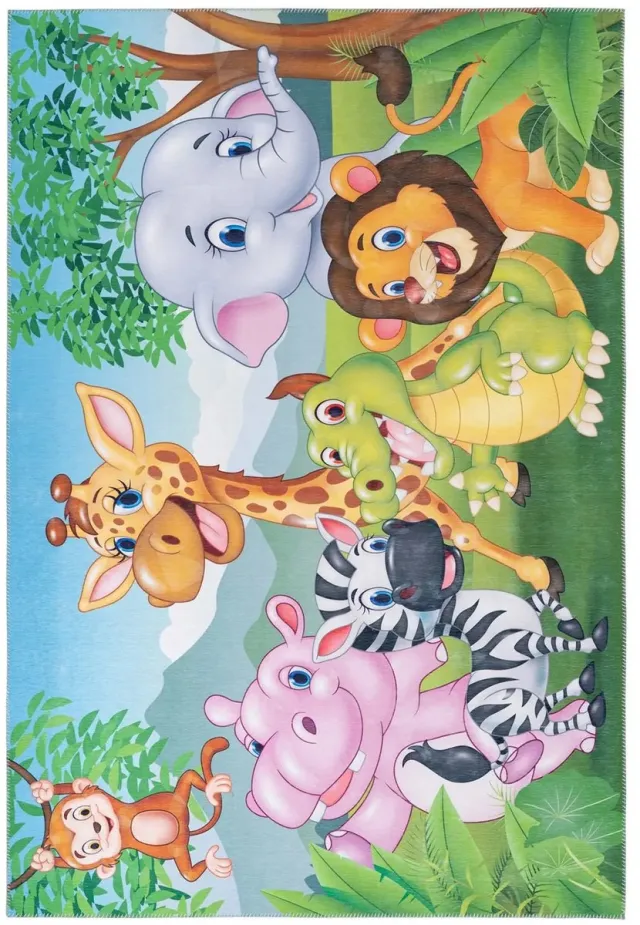 Dutch XXL Kindervloerkleed | Tapijt | Sympathy | Jungle | Multikleur