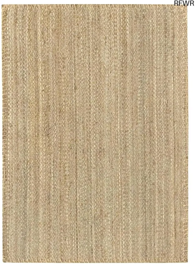 RFWR Jute Vloerkleed 100% Natuurlijk, Handgeweven Tapijt voor Woonkamer, Eetkamer en Slaapkamer - (170x120 cm)