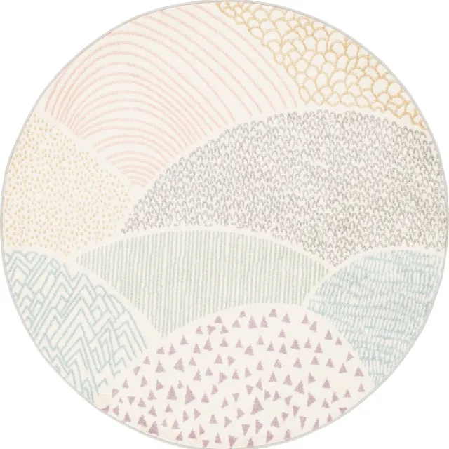 Pergamon Kindertapijt Softstar Kids Fantasie Rond Mulit