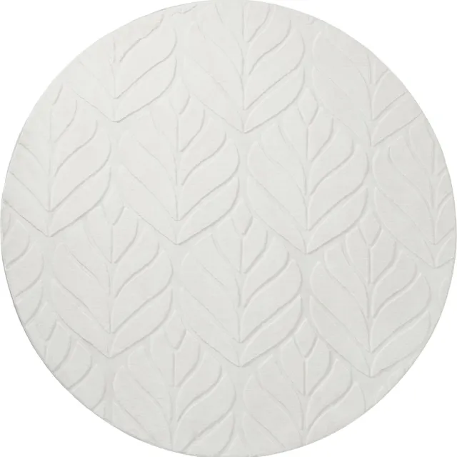 Beliani MITCHELL - Vloerkleed - Off-white - Kunstbont Wit