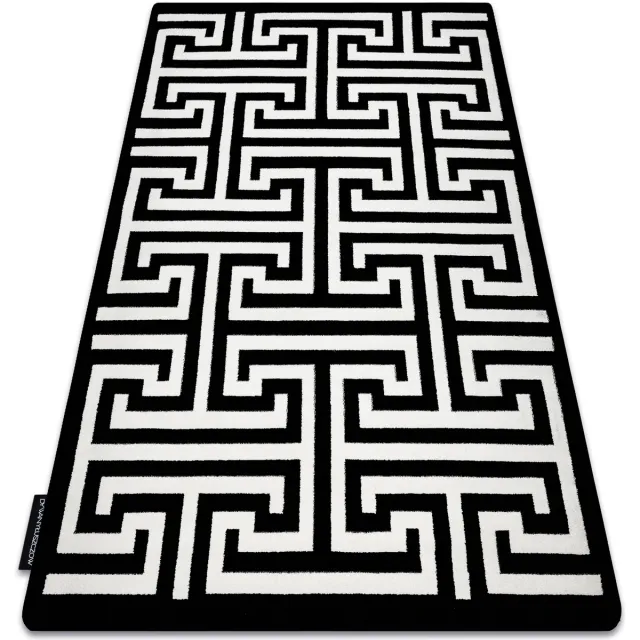 RUGSX Kleden Rugsx Tapijt HAMPTON Crown zwart