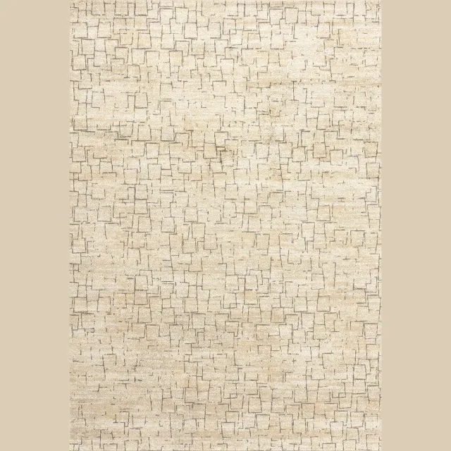 Acsento Santorini Itsy Bitsy Gold Vloerkleed - 240 x 340 cm - Geel - Rechthoekig - Wol - Woonkamer, Slaapkamer - Gespikkeld - Modern