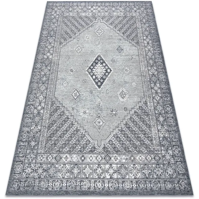 RUGSX Kleden Rugsx Wollen tapijt ANTIGUA 518 76 XX032 OSTA 170x240 cm Grijs