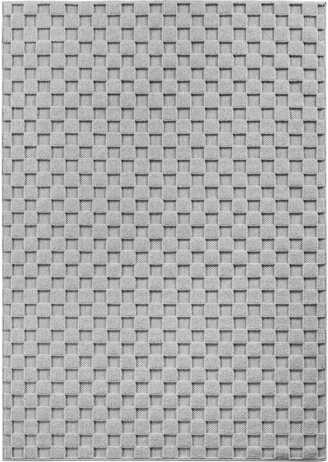 Ayyildiz Helix – Laagpolig vloerkleed – Zilver