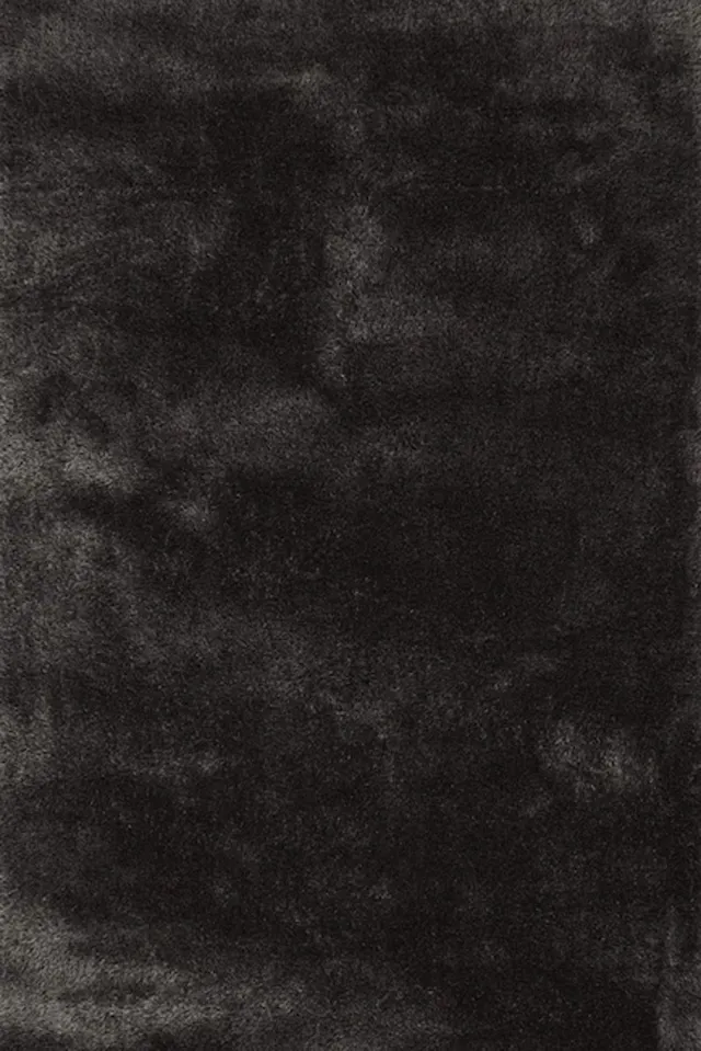 DÉJA Living Vloerkleed 200x250cm - Hoogpolig Donkergrijs Stof - Lavar Mix