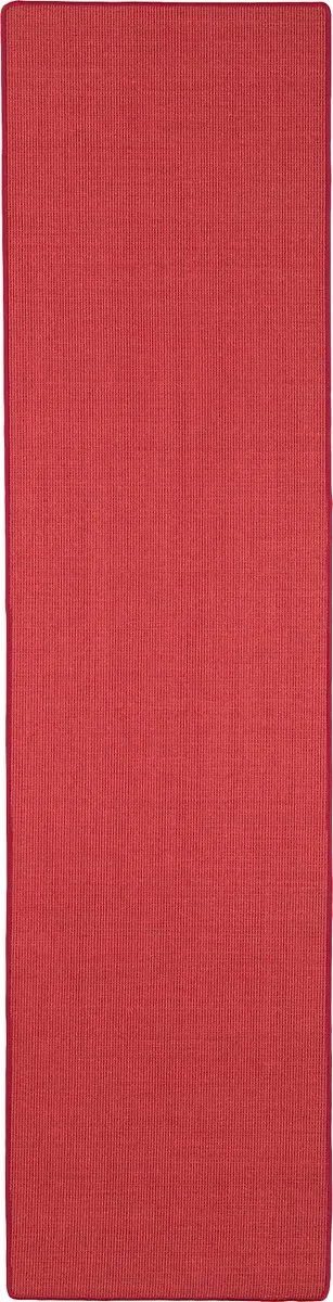 Snapstyle Vloerkleed Sisal Natuur Loper Rood