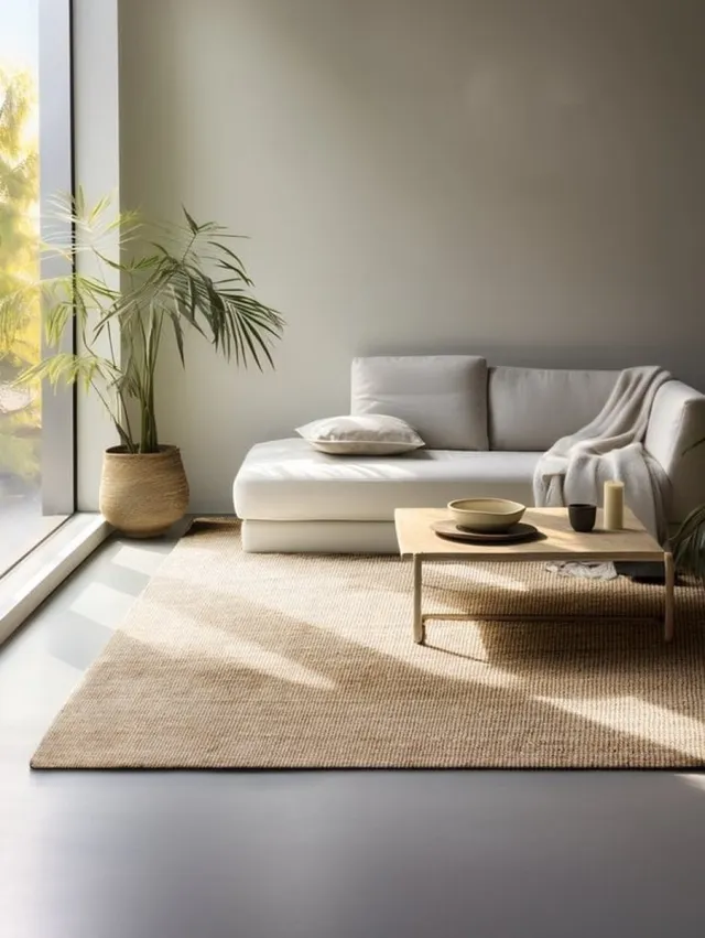 flycarpets Bouclé Jute Handgeweven vloerkleed - Jaipur - Naturel / Goud - 160x230 cm Beige