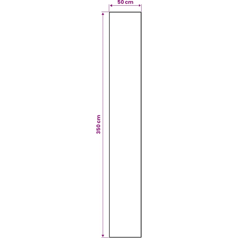 vidaXL Vloerkleedloper LESAKA zilver 50 x 350 cm Diamantvelours, foto 3