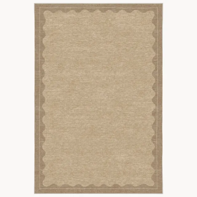 Ruggable Wasbaar laagpolig vloerkleed Orla Beige