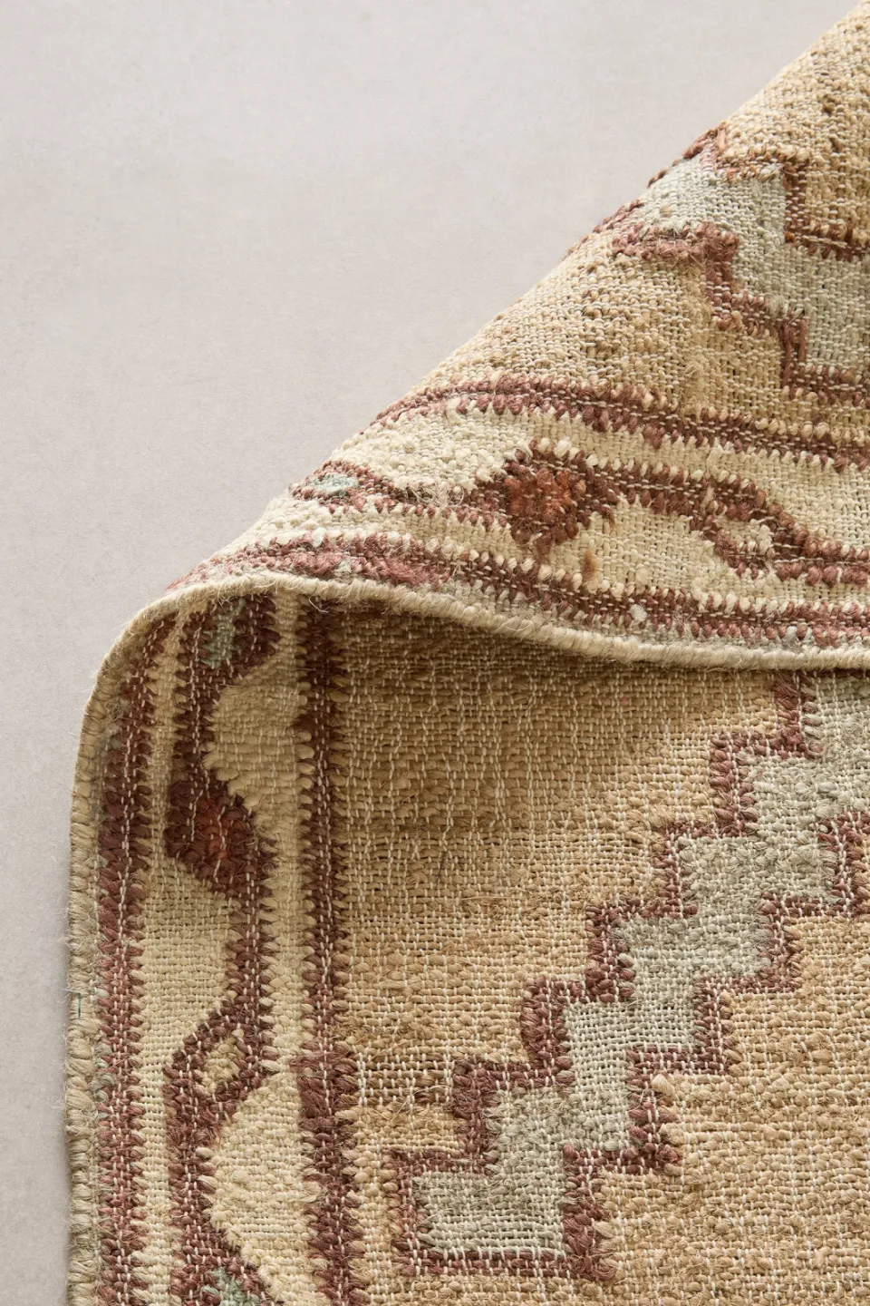 Studio LIVIT Ann jute grafisch vloerkleed beige, foto 4