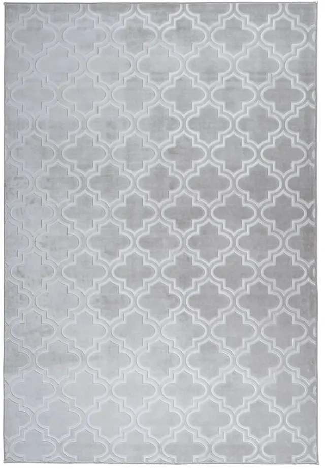 Dutch XXL Marokkaans Vloerkleed | Tapijt | Monroe | Geometrisch | Grijs/Blauw | 120x170 cm Grijs / Blauw