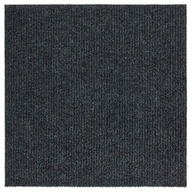 vidaXL Droogloopmat 100x100 cm antracietkleurig Anthraciet