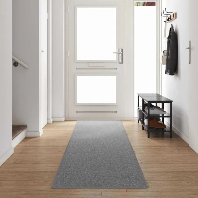 vidaXL Tapijt Loper Lichtgrijs 80 x 500 cm 100% Polypropyleen, foto 2