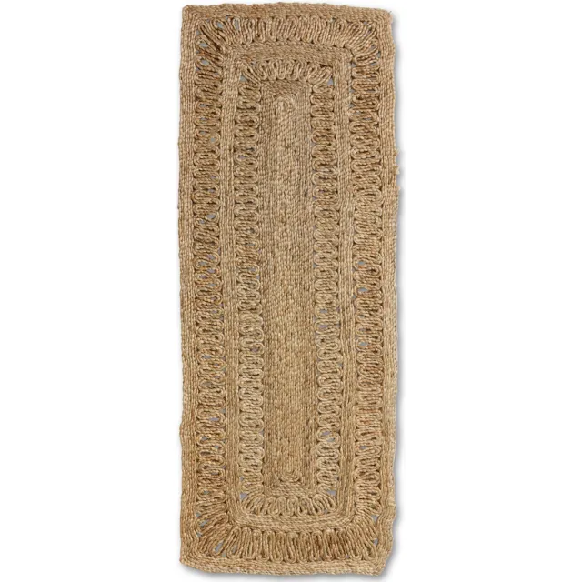 HKLIVING Soleil jute gangloper bruin