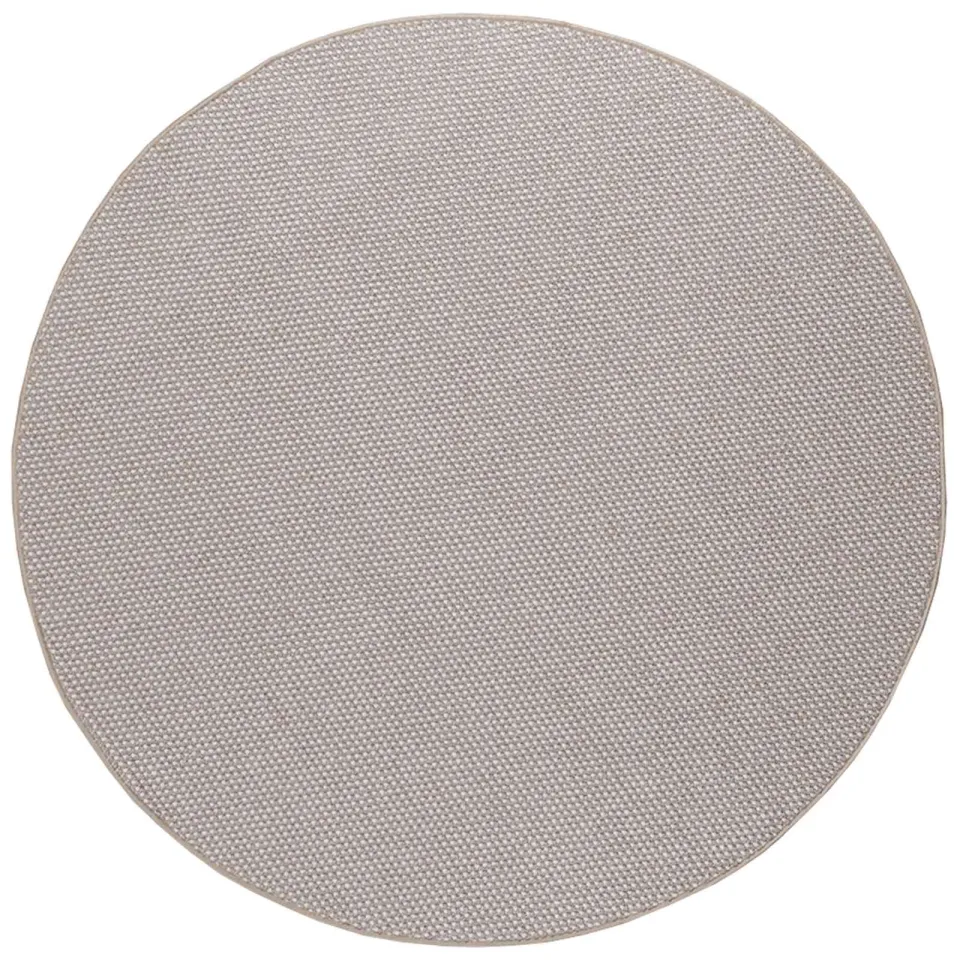 vidaXL Binnen kleed LUGO Crème-taupe Ø 200 cm Polyester