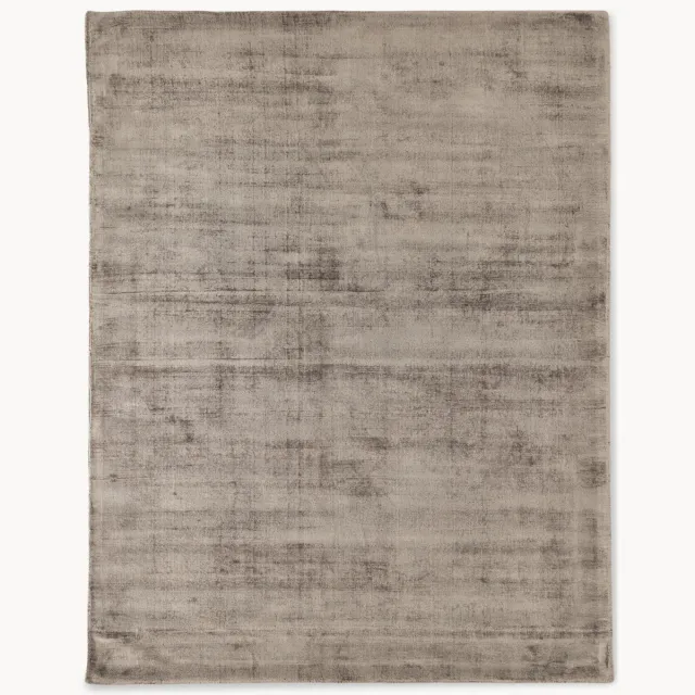Westwing Collection Handgeweven viscose vloerkleed Jane Taupe