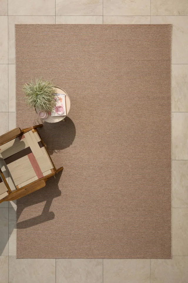 NOUS Living binnen- en buitenvloerkleed bruin (290x200 cm), foto 2