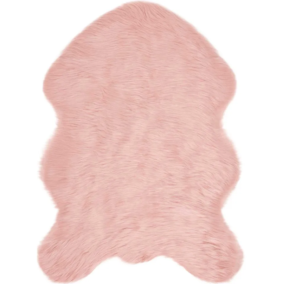 vidaXL Tapijt van imitatie TAFALLA Roze 60 x 90 cm Polyester