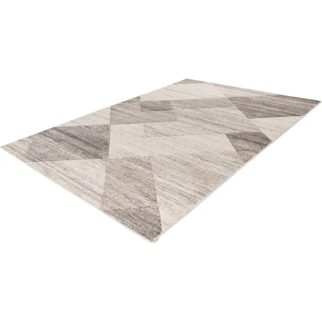 Tapijtenmagazijn Lalee trendy Carving- modern- laagpolig- vloerkleed- vintage- hand carved- hoog laag- hip en trendy- karpet- tapijt- 160x230 cm beige zilver beige-silver