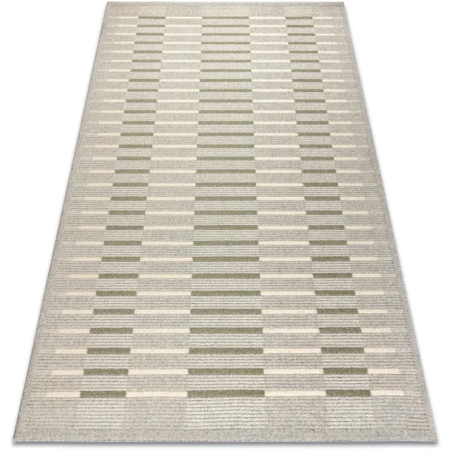 RUGSX Kleden Rugsx FLUX 461.124.SA400 wollen tapijt OSTA - Geometrisc 240x340 cm Grijs