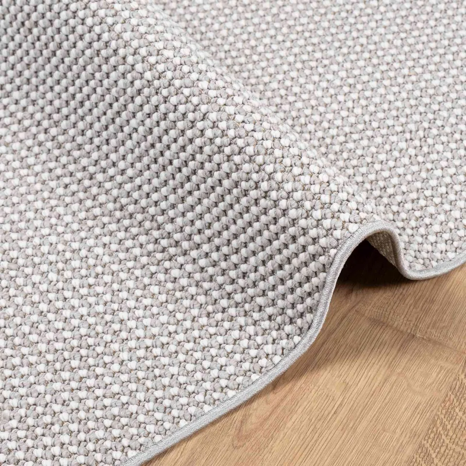 vidaXL Binnen kleed LUGO Crème en Grijs 160 x 230 cm Polyester, foto 4