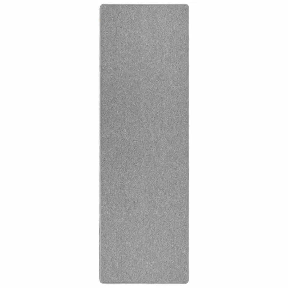 vidaXL Tapijt Loper Lichtgrijs 100 x 250 cm 100% Polypropyleen