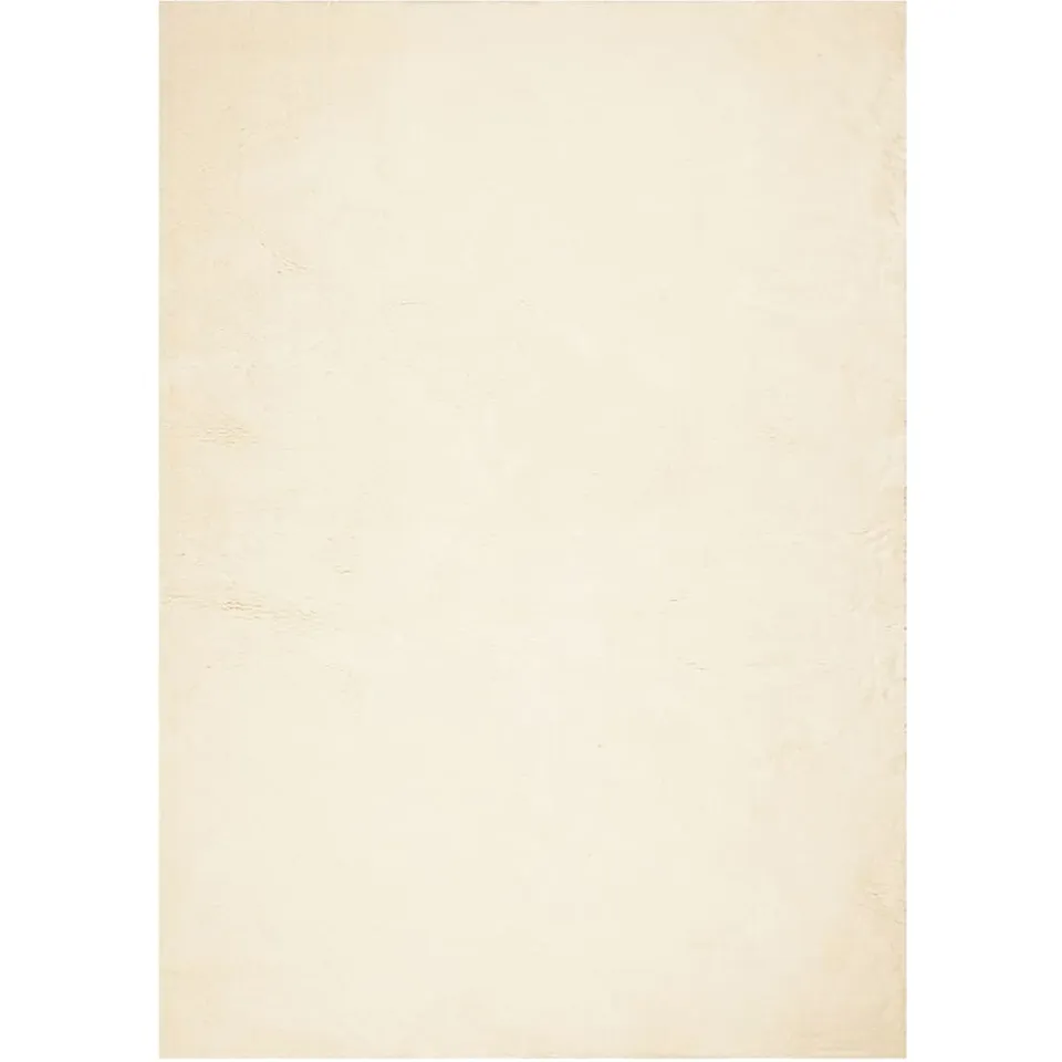 vidaXL Vloerkleed HUARTE laagpolig zacht wasbaar 120x170 cm crème, foto 3