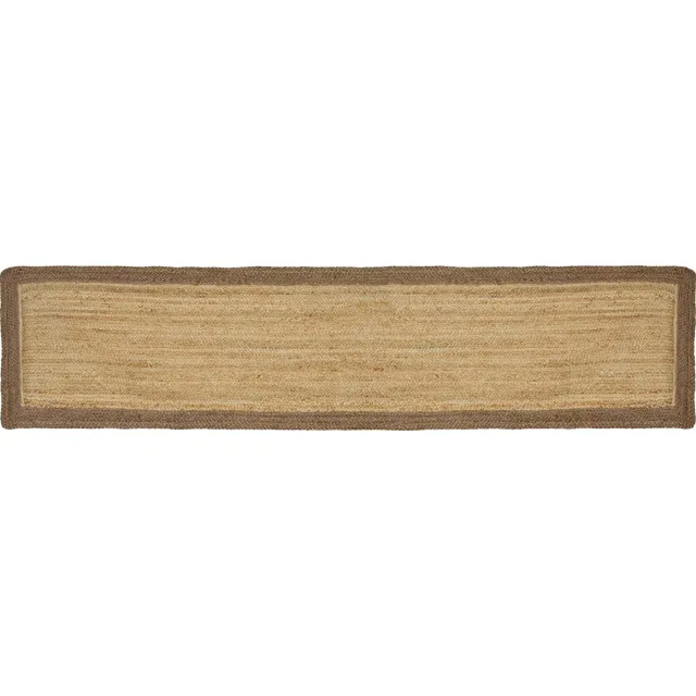 vidaXL Gebied Tapijt Grijs en natuurlijk 60 x 250 cm Jute