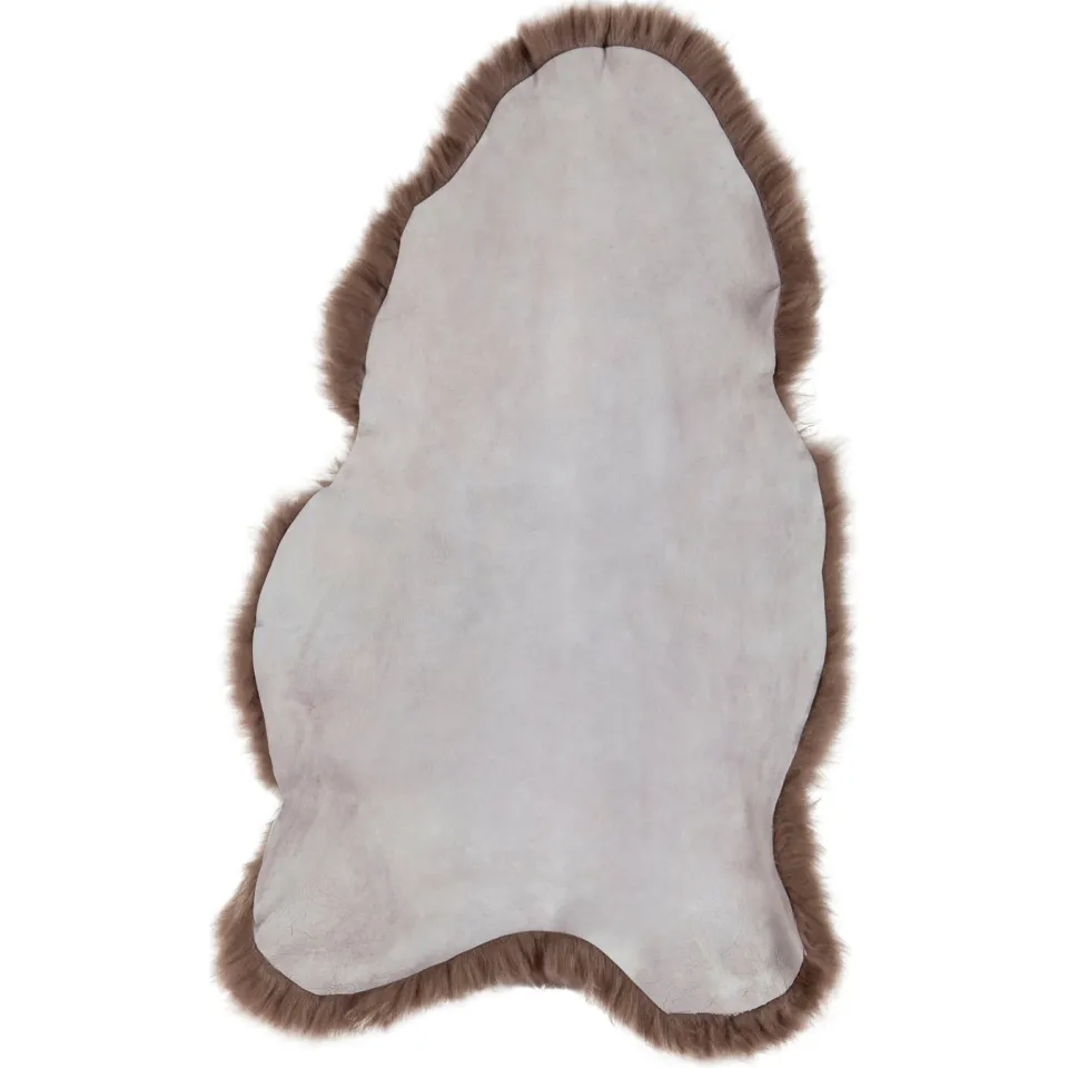 Dyreskinn Schapenvacht IJslands - Taupe kort - 100 x 65cm