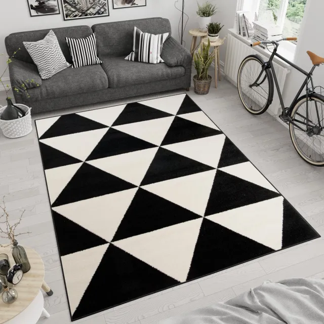 Tapiso Maroko Vloerkleed Tapijten Woonkamer Carpet Antraciet 3