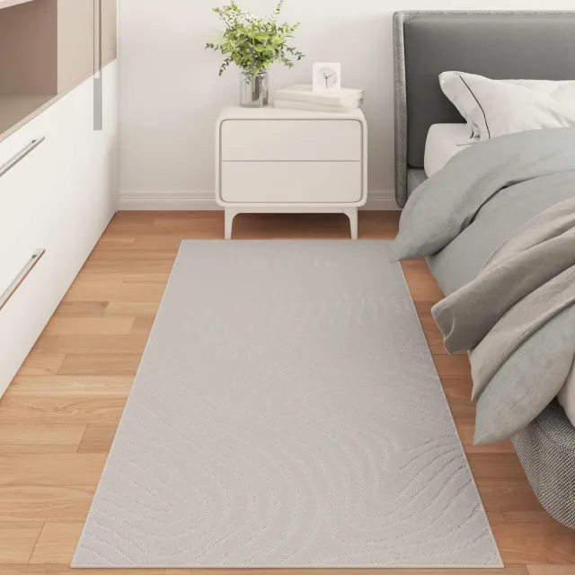 vidaXL Binnen- en buitentapijt PALMERAS Crème 80 x 150 cm Polyester, foto 2