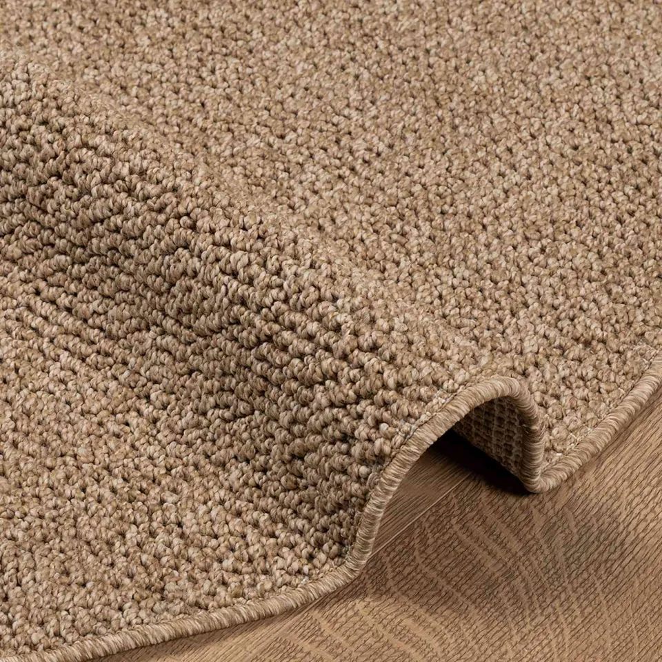 vidaXL Binnen- en buitentapijt AGIRA Naturel Ø 200 CM Polyester, foto 4