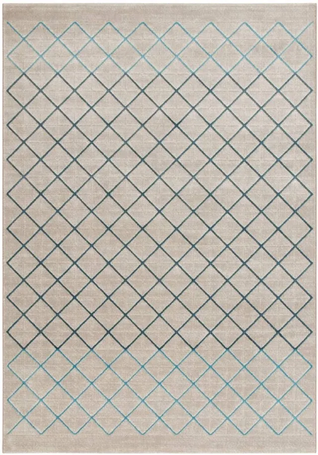 Timeless Creativity Vloerkleed Timeless Creativity Eclectic Patina 41015.100 - maat 80 x 140 cm Blauw; Grijs