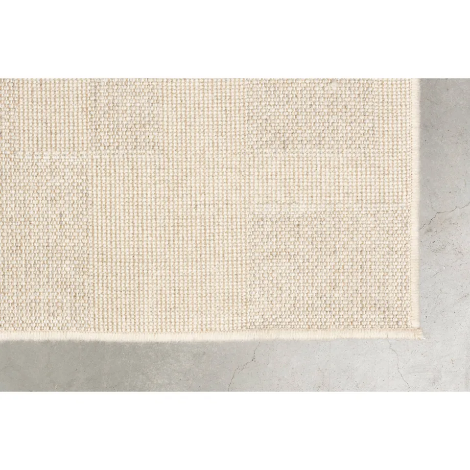 Zuiver Bricks wollen vloerkleed crème, foto 2