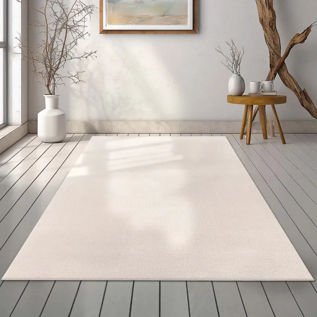 Zacht vloerkleed Bubble beige 120x170