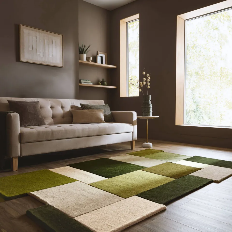 Flair Rugs Collage vloerkleed groen, foto 2