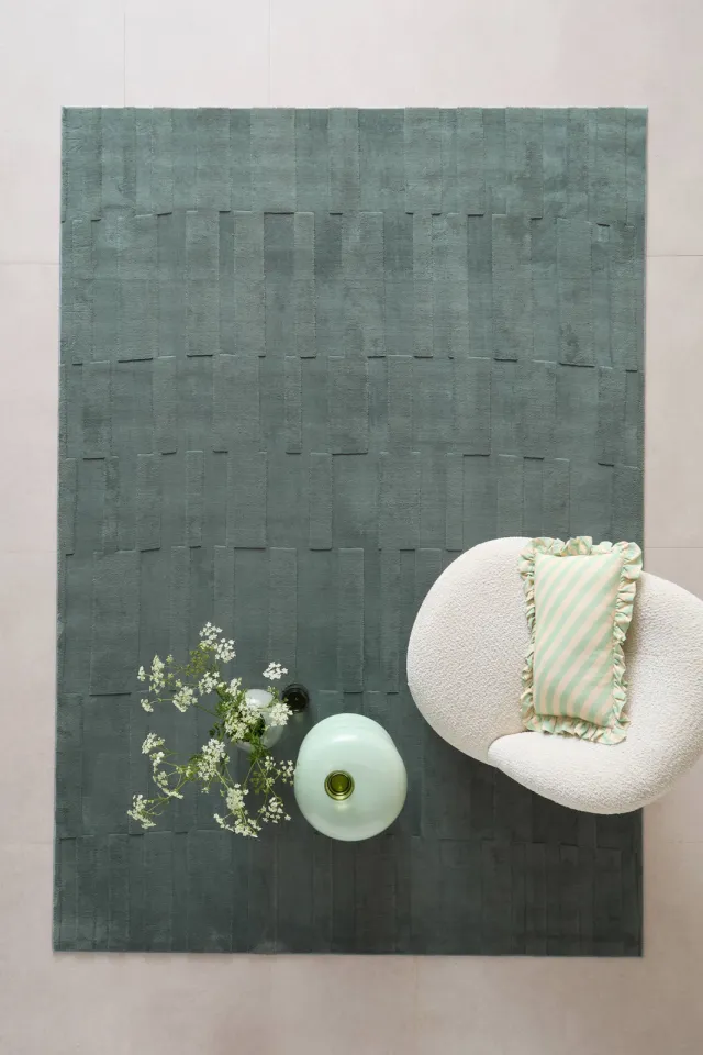 NOUS Living Bella vloerkleed groen, foto 2
