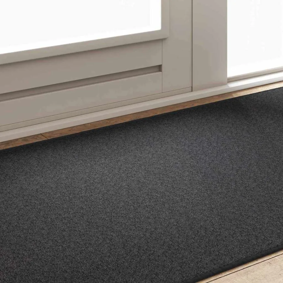 vidaXL Tapijt Loper Donkergrijs 100 x 200 cm 100% Polypropyleen middelgrijs, foto 4