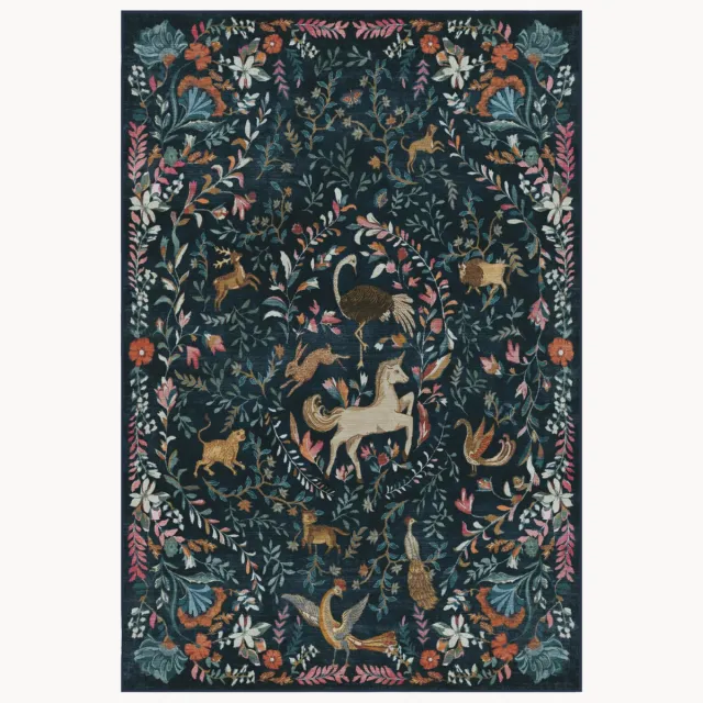Ruggable Wasbaar laagpolig vloerkleed Dreamweaver by Iris Apfel Kleurrijk